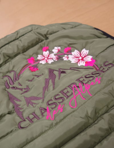 Broderie chasseresses