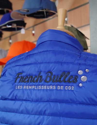 Personnalisation de doudounes