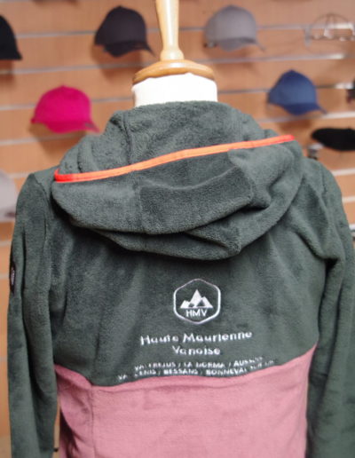 Personnalisation textile pour office du tourisme
