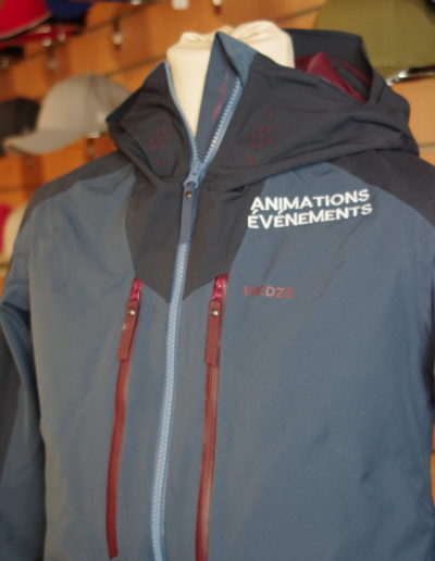 Personnalisation textile pour office du tourisme