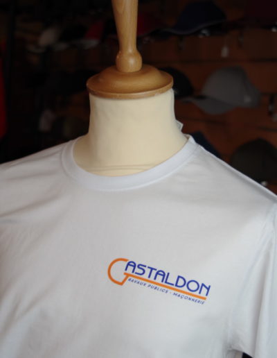 Personnalisation textile BTP