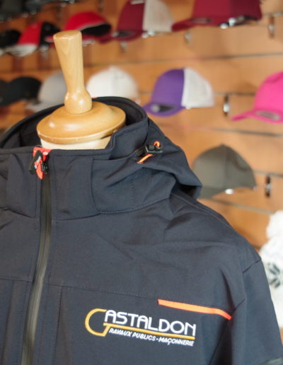 Personnalisation textile BTP