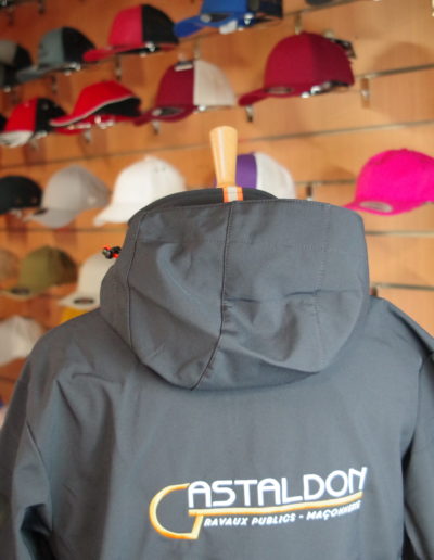 Personnalisation textile BTP