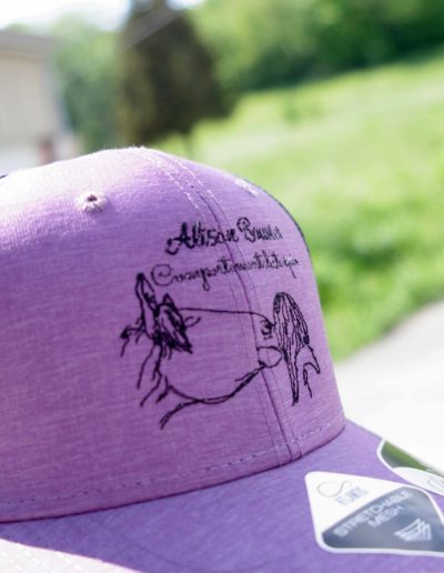 casquette cheval brodé