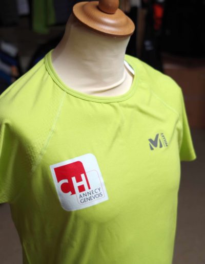 T-shirt de sport CH annecy genevois millet