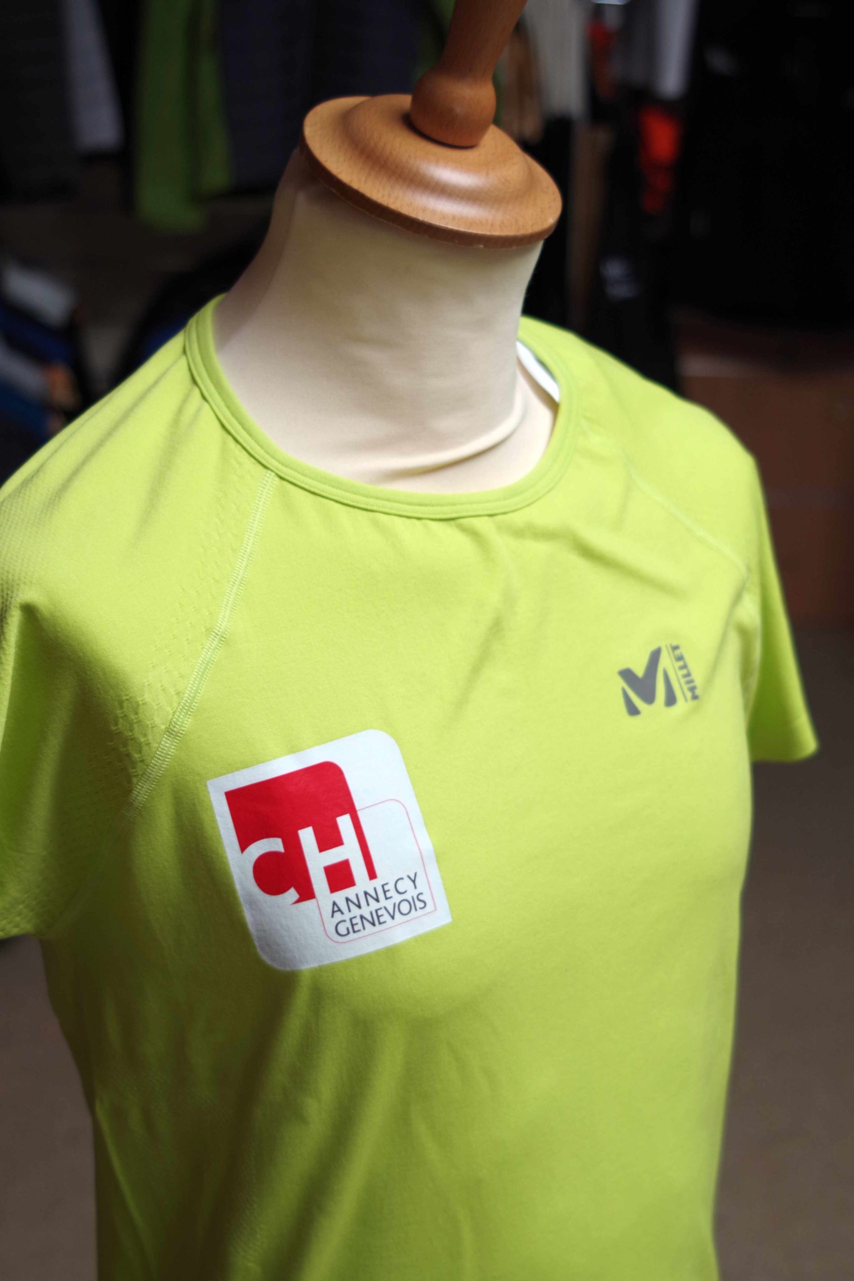 T-shirt de sport CH annecy genevois millet