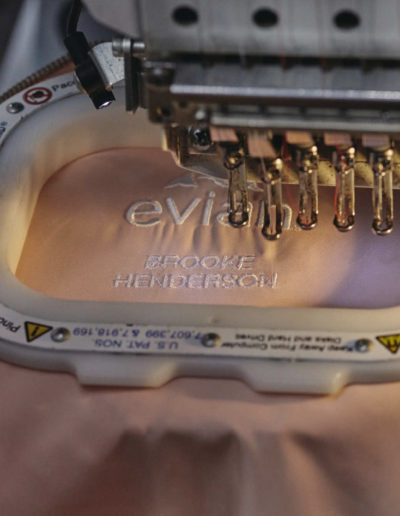 broderie veste de golf